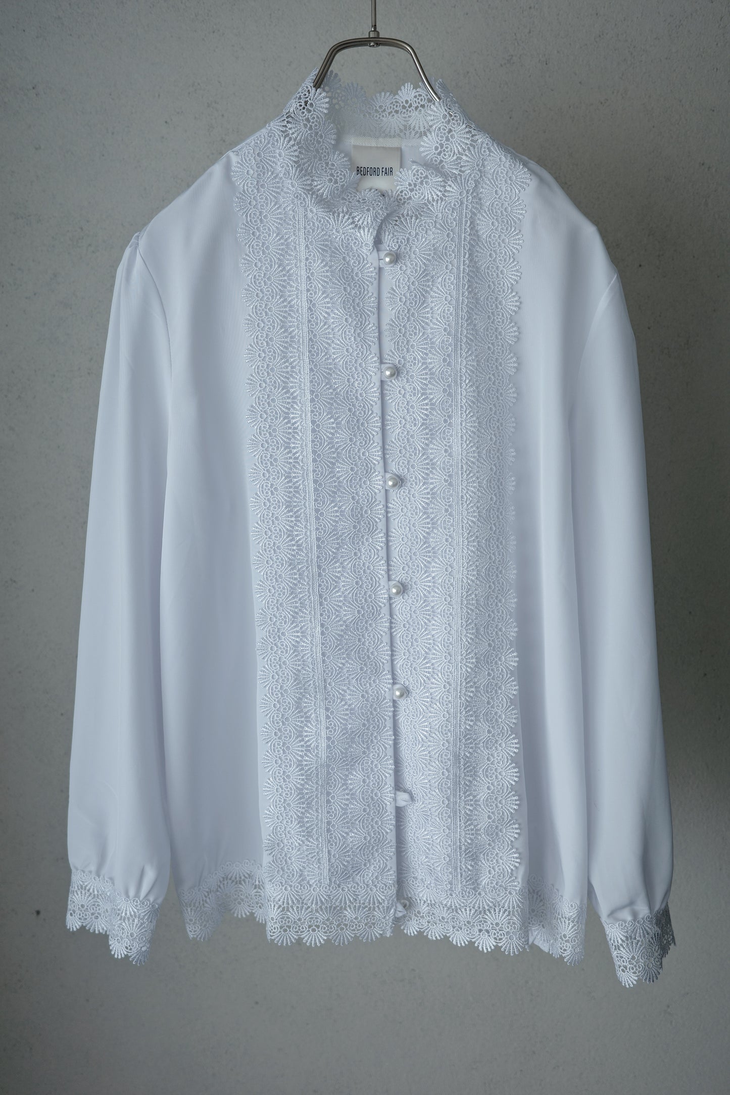 vintage front lace shirt