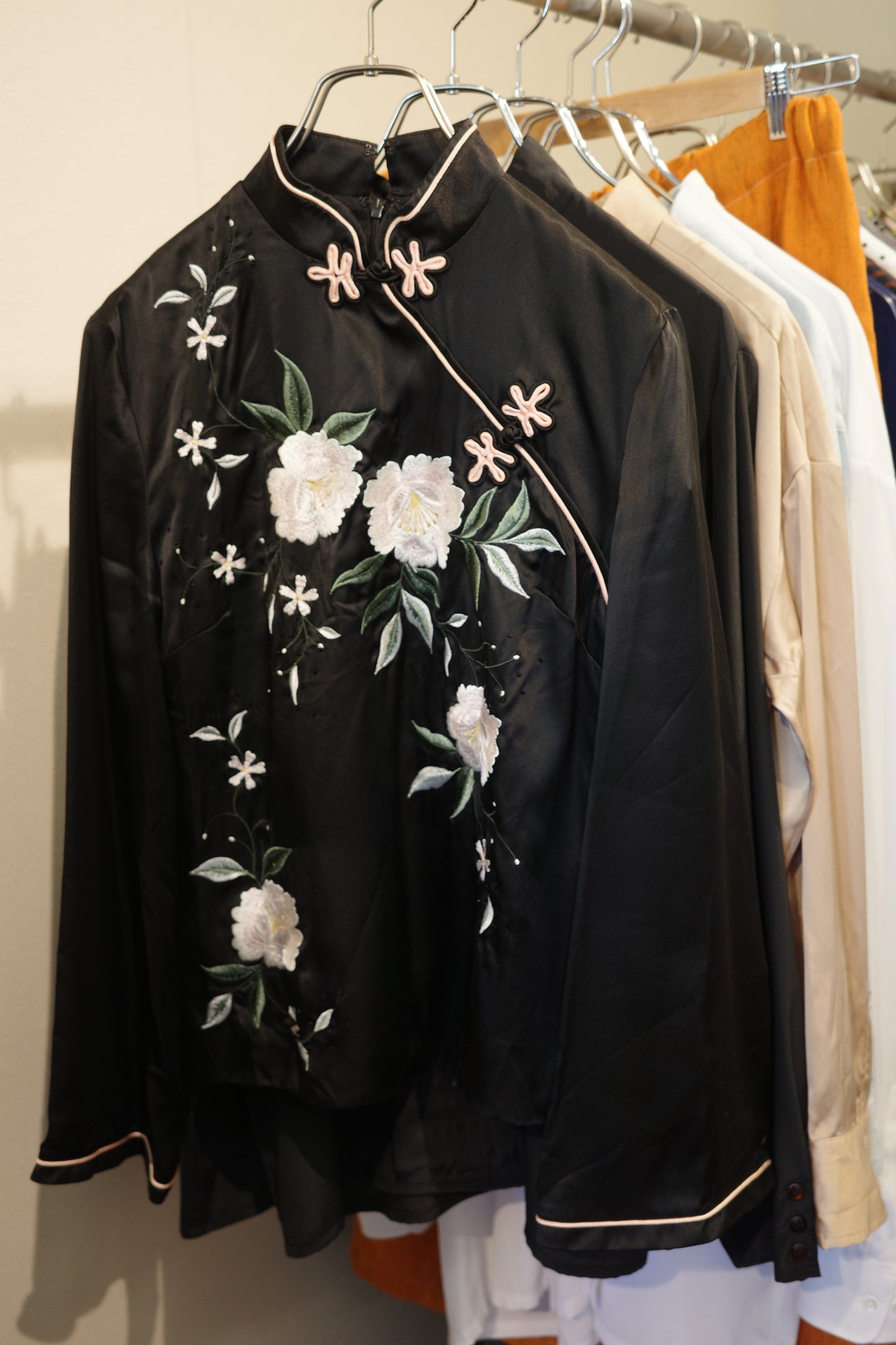 flower enbroidery china tops