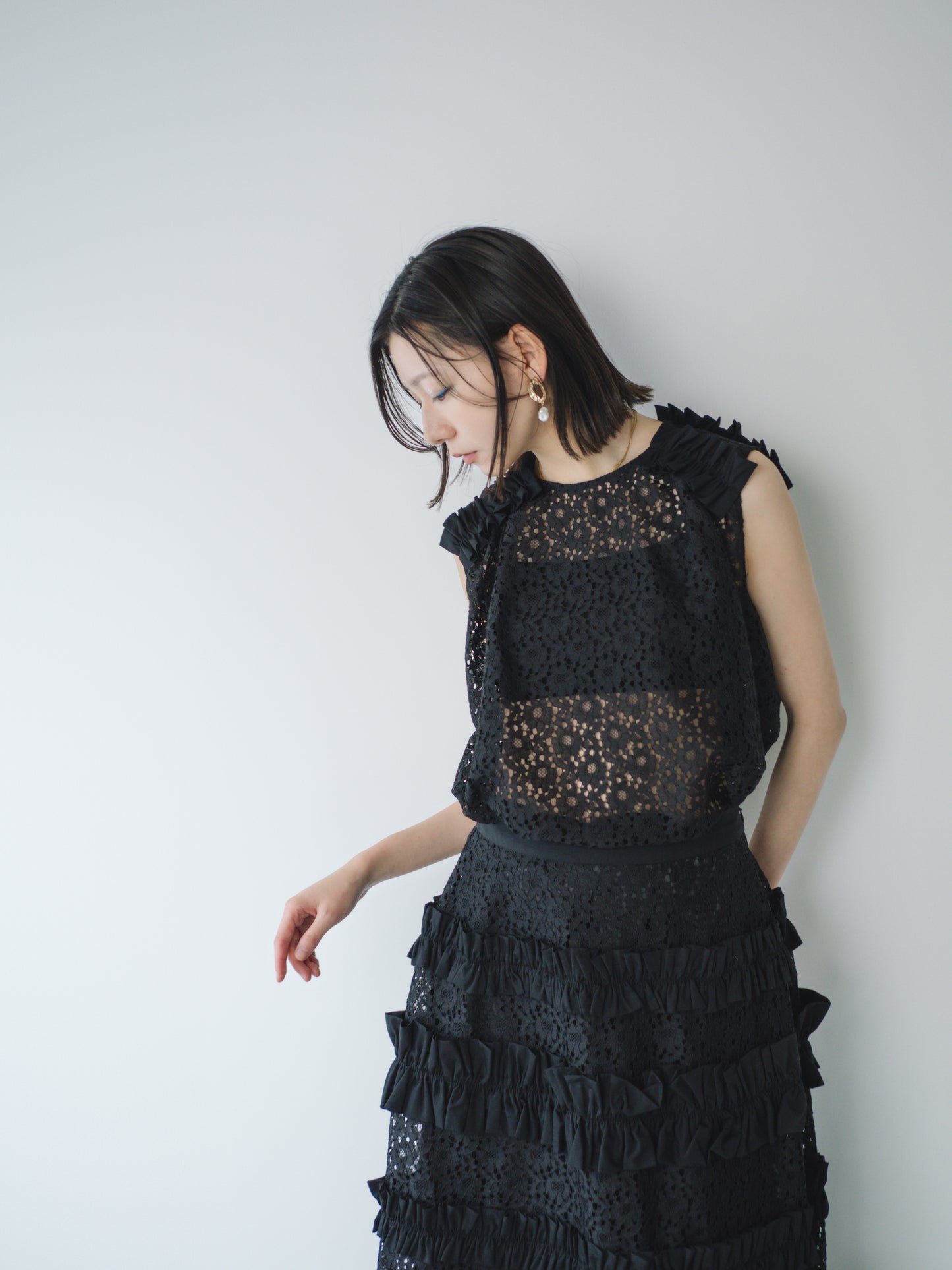 【 A PUPIL 】25SS lace tops