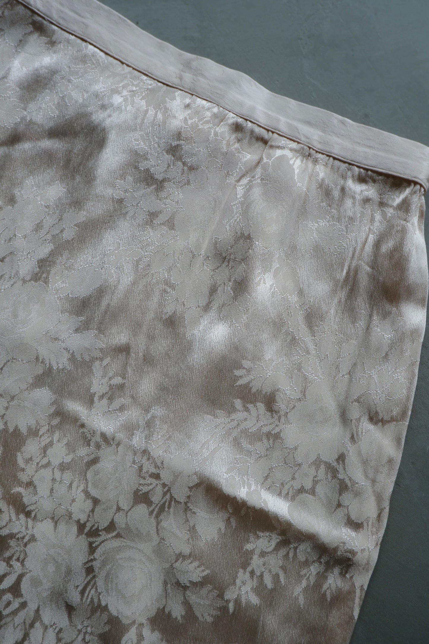 made in U.S.A / flower pattern vintage skirt