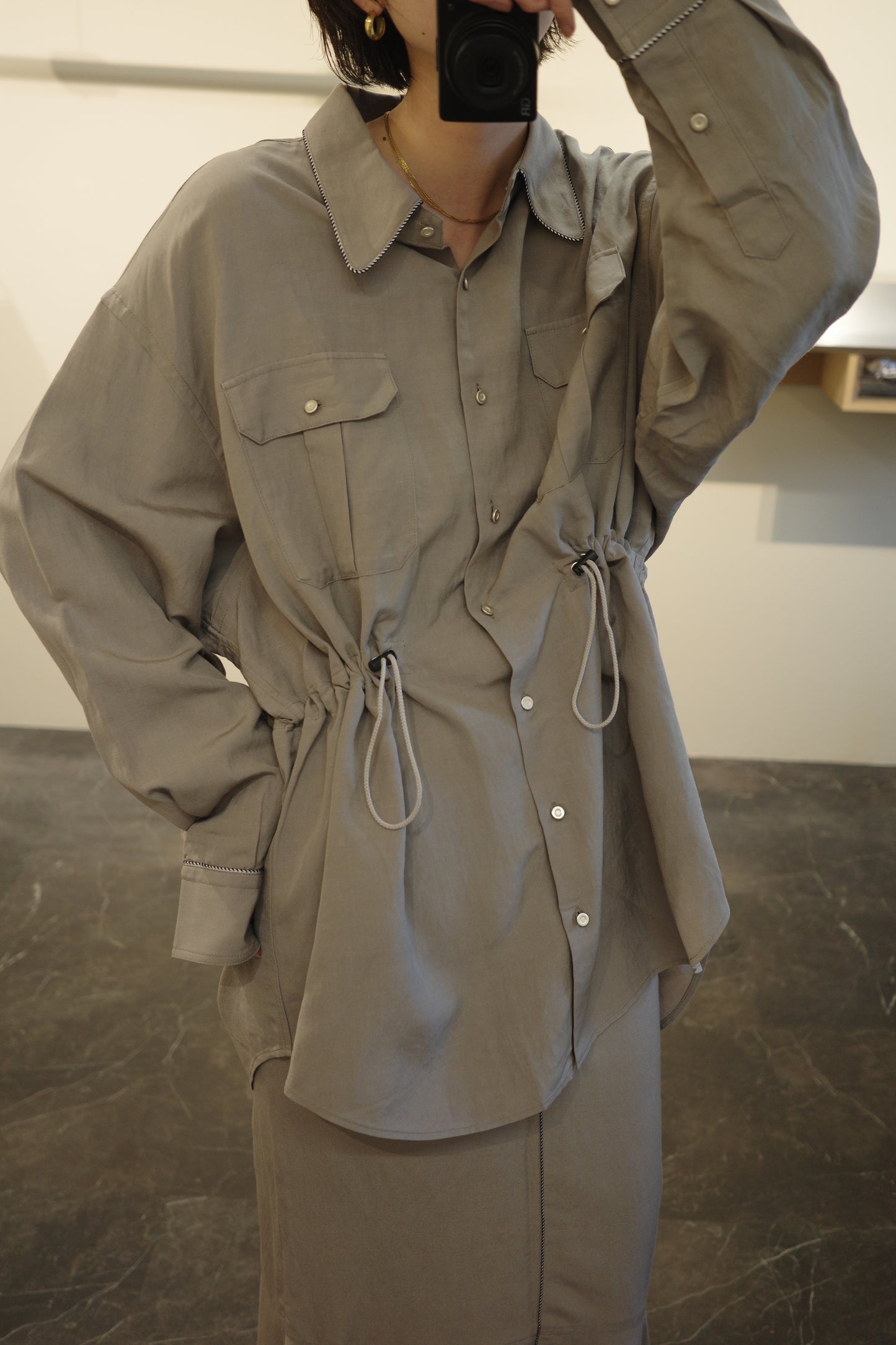 【A PUPIL】shirt blouse