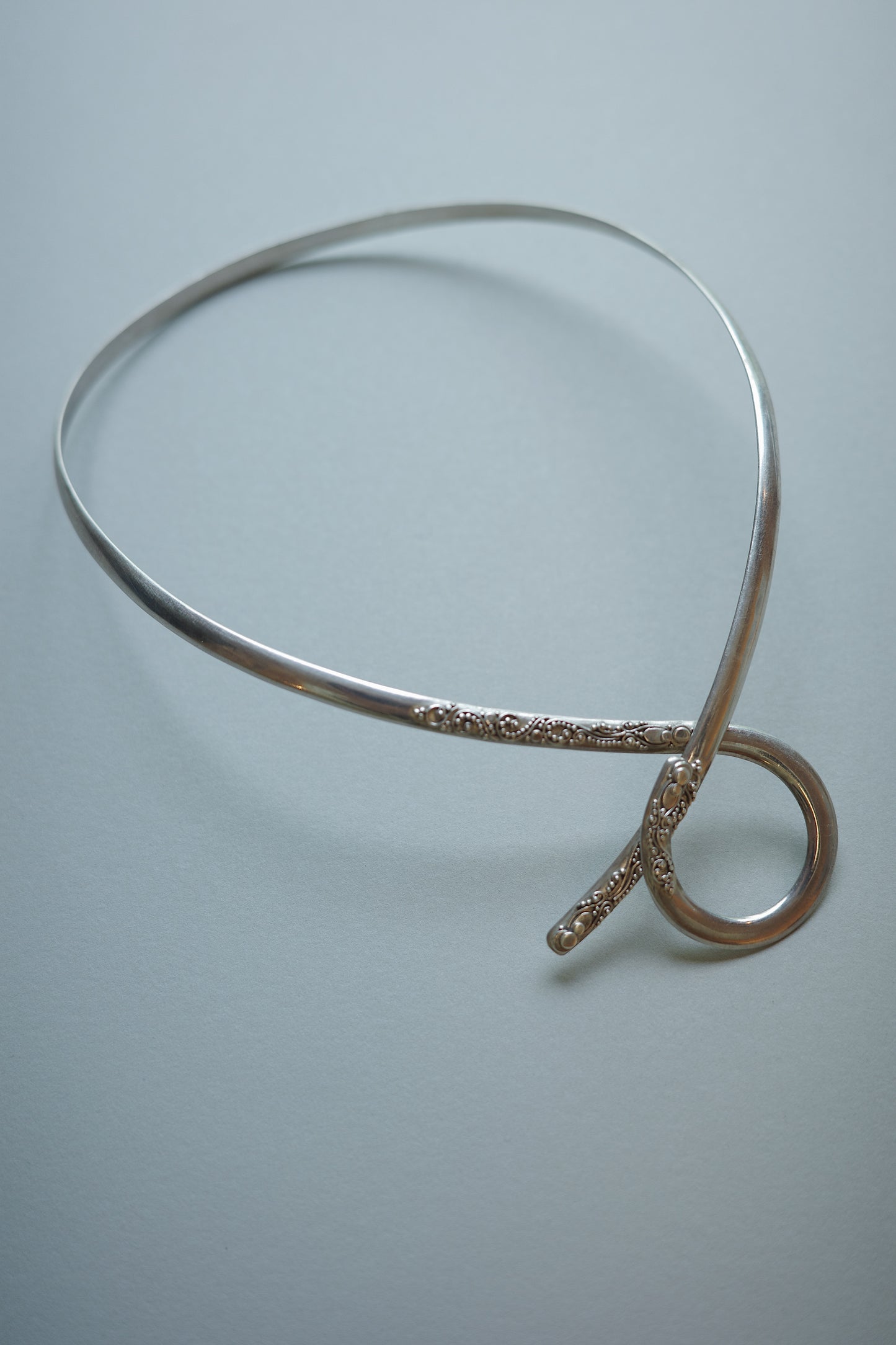 vintage silver choker