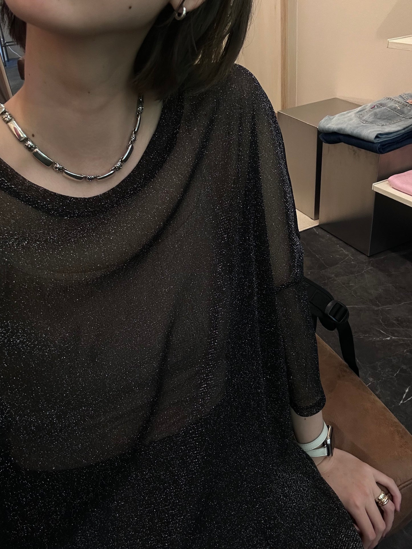 glitter tops