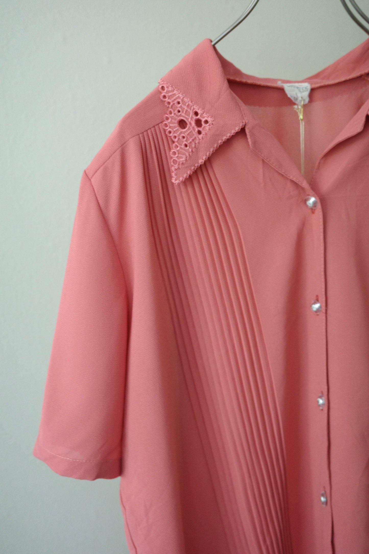 pink half sleeve shirt
