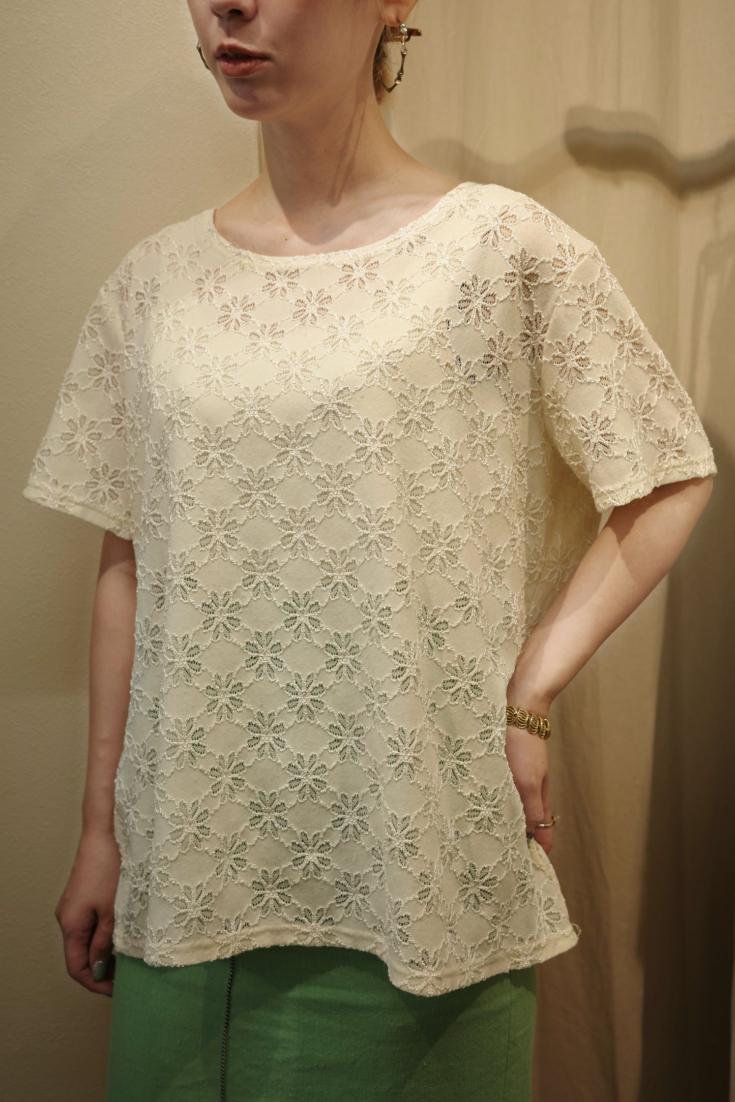 stretch lace tops