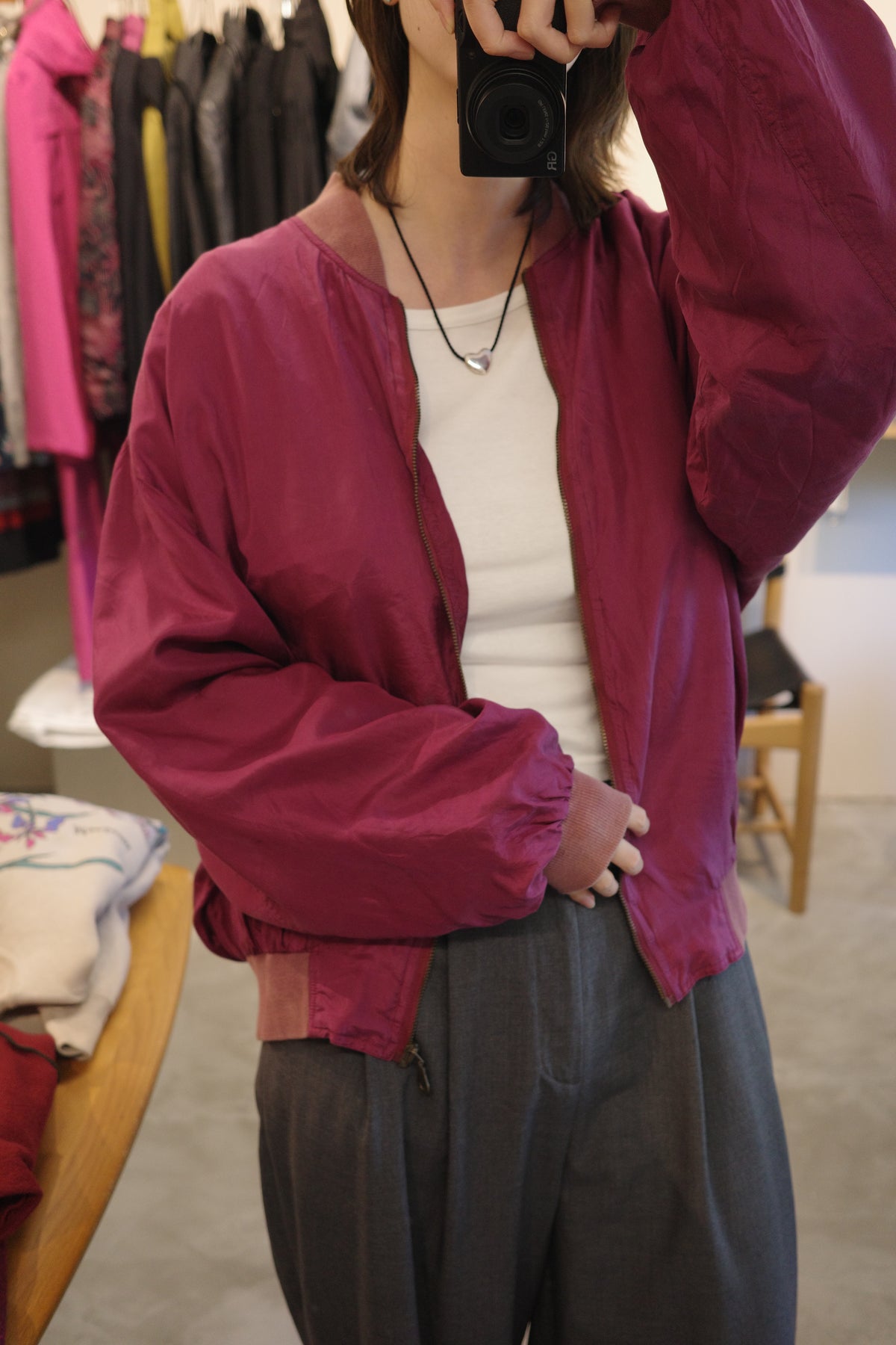 Vintage Silk Blouson