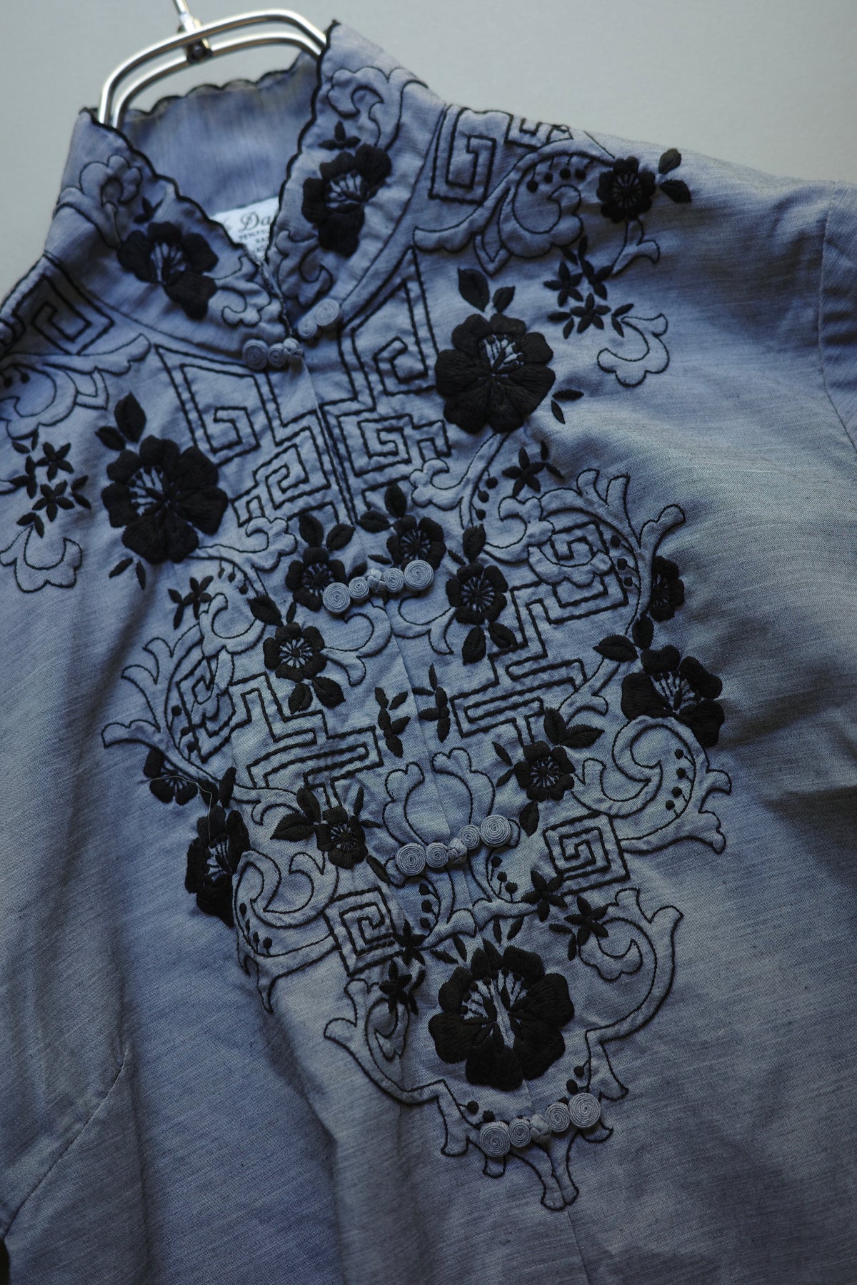 Vintage Embroidered China Style Blouse