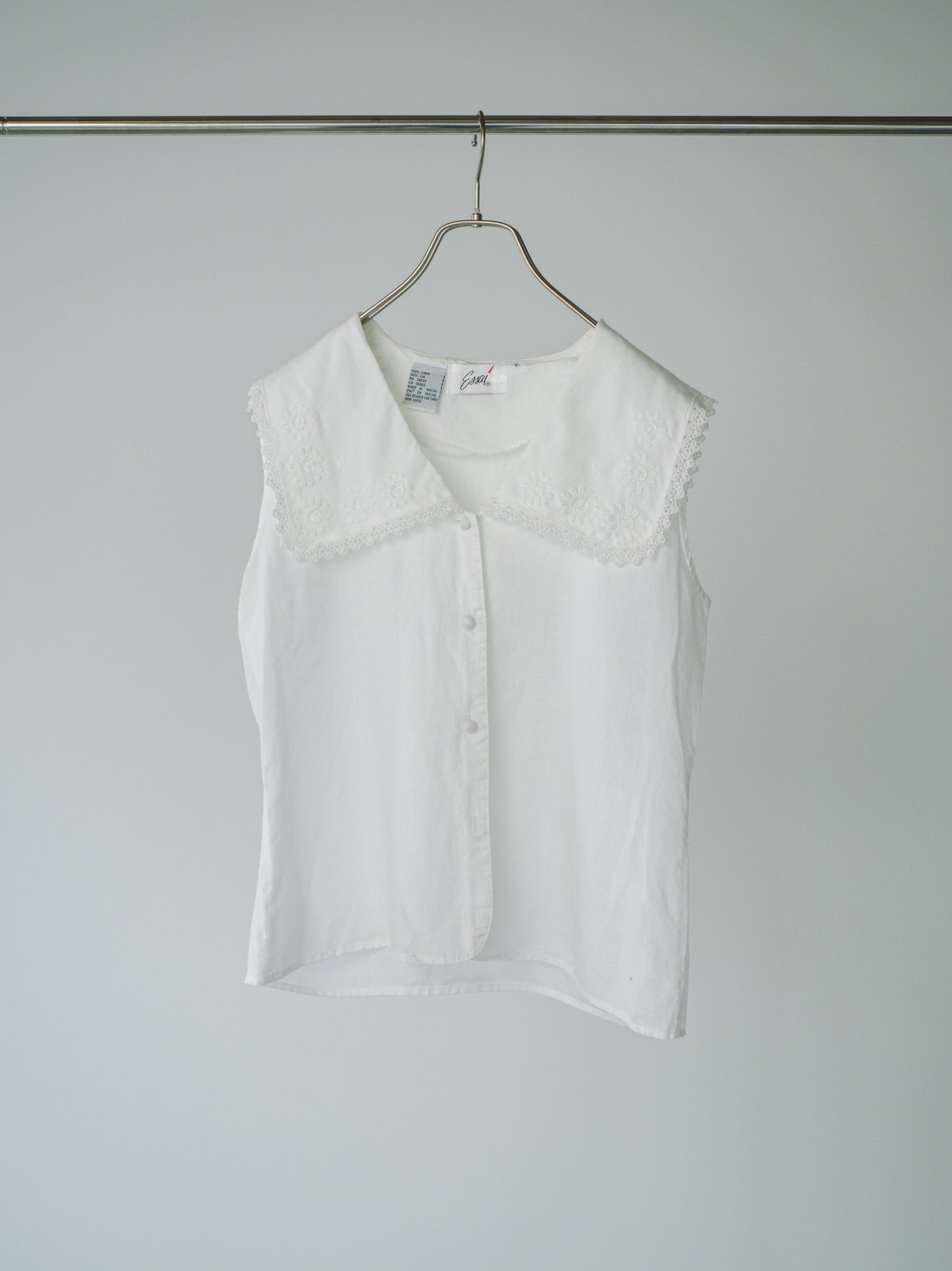 embroidery sailor linen tops