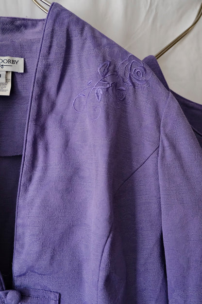 〈set〉vintage purple op & jacket