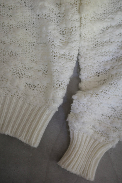 TEXTURED KNIT PULLOVER