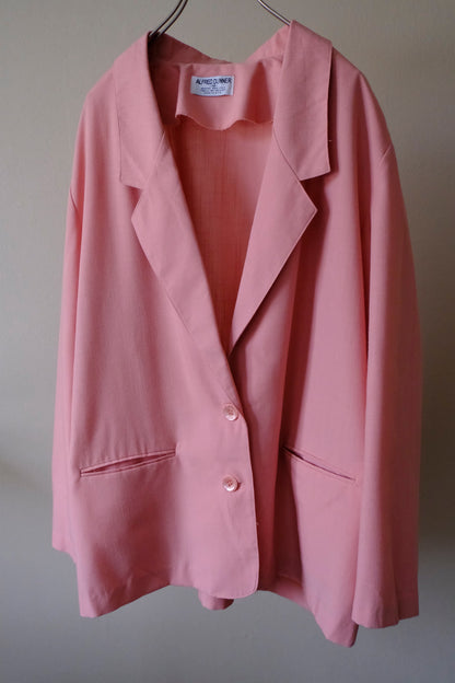 sakura pink linen jacket