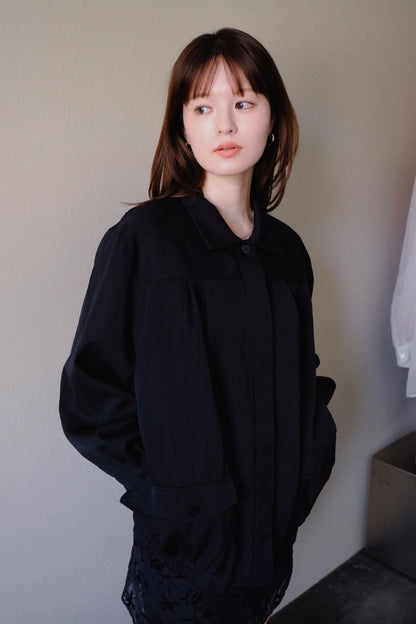black wool jacket