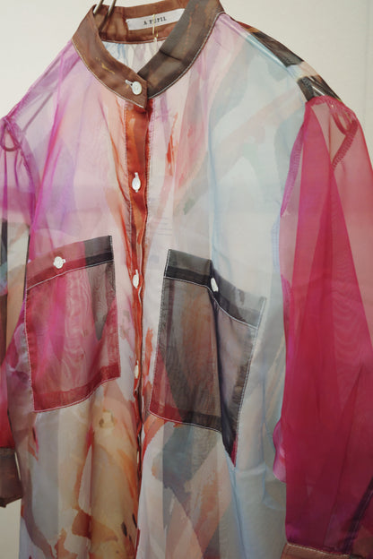 【A PUPIL】organdy shirt