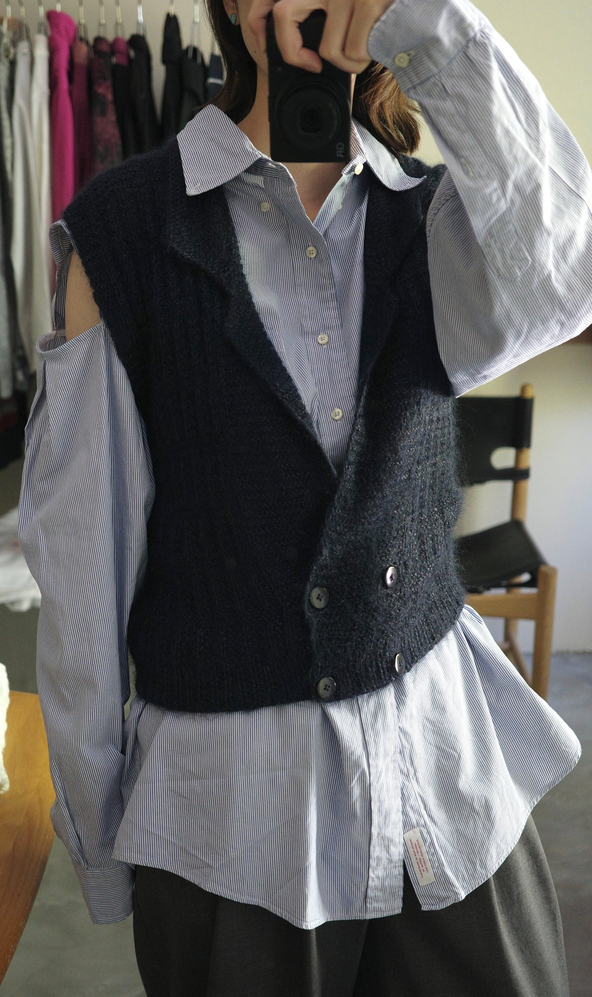 Vintage Mohair Knit Vest