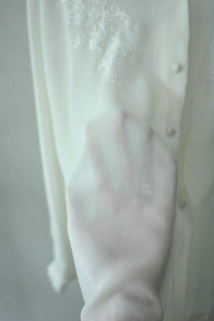 vintage sheer blouse
