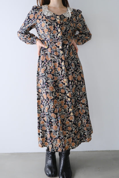 vintage flower one-piece