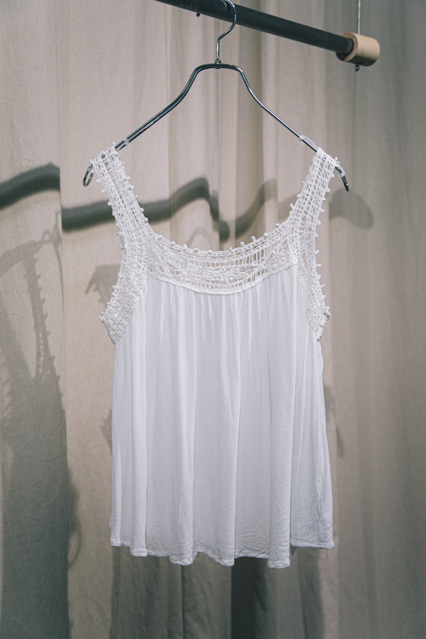 pure white camisole