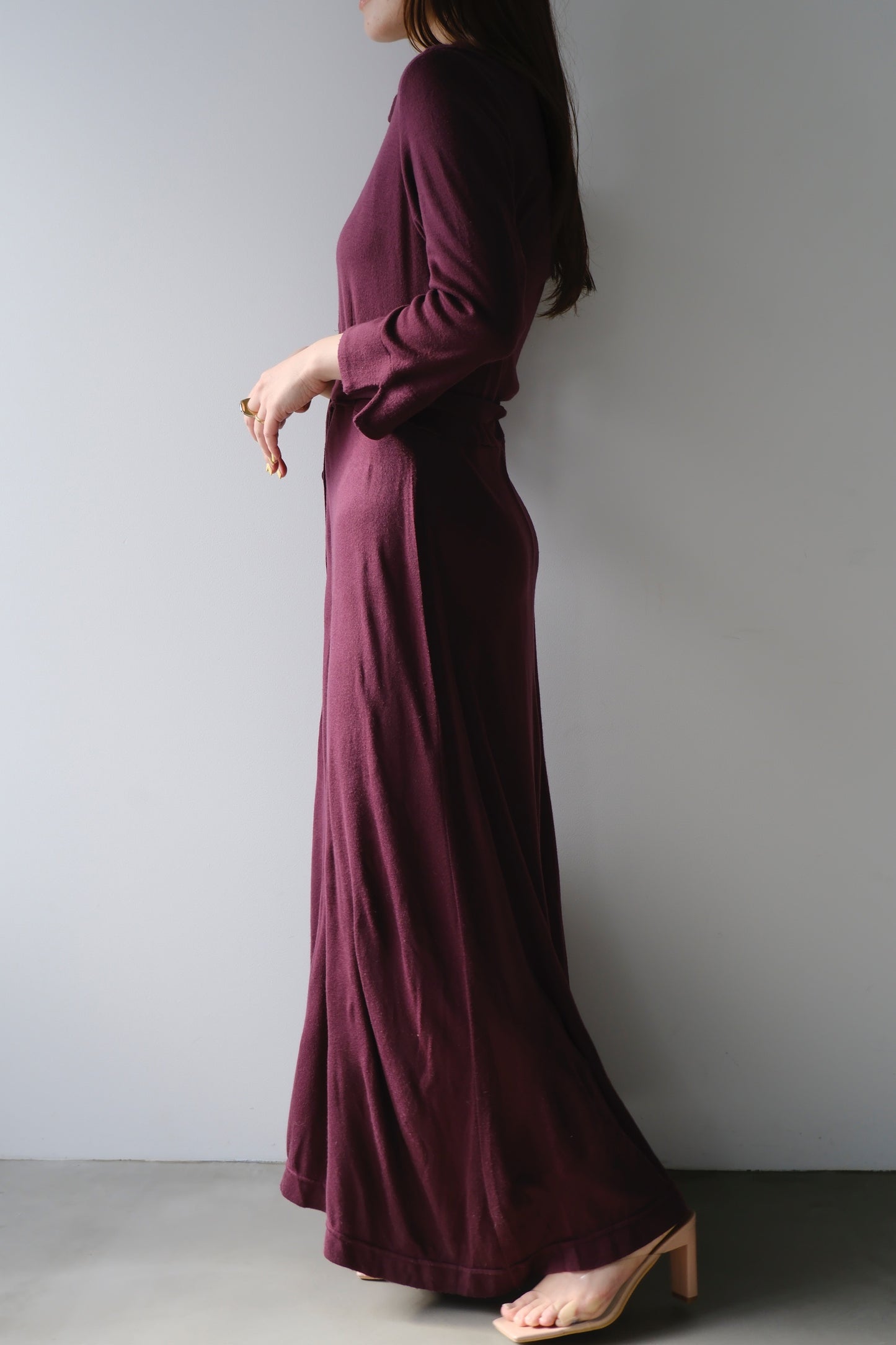 vintage purple maxi one-piece