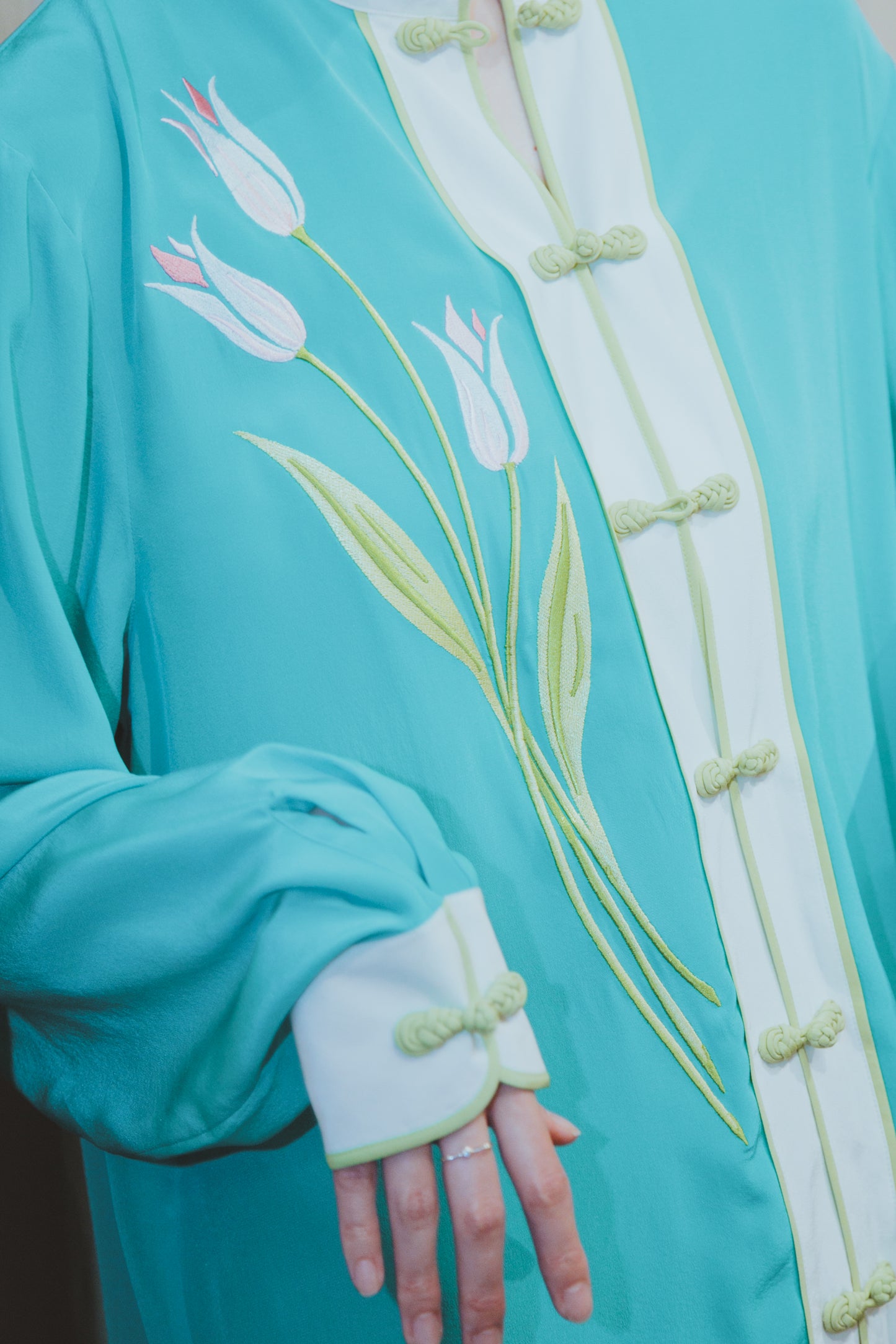 silk china tops