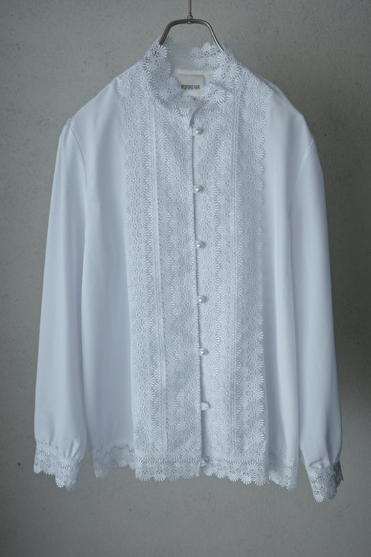 vintage front lace shirt