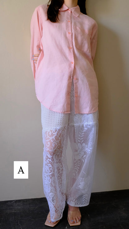 〈remake〉spring lace pants