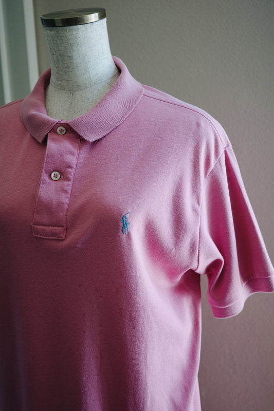 POLO by Ralph / pink half sleeve polo