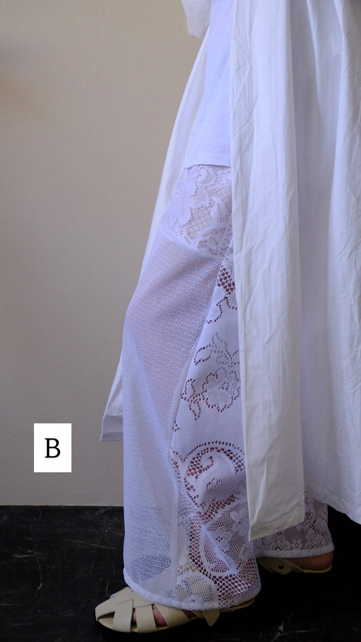 〈remake〉spring lace pants