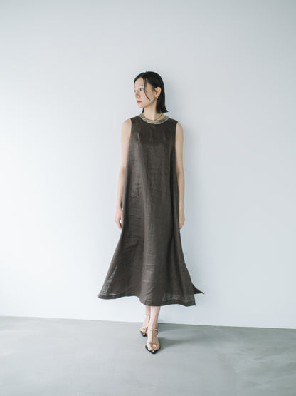 【 A PUPIL 】25SS linen sleeveless dress