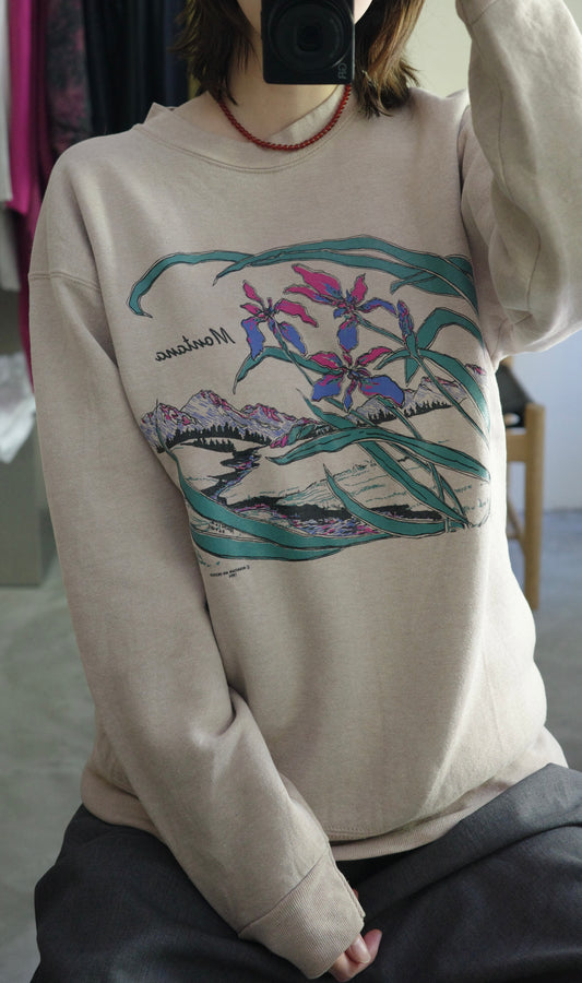 Vintage Graphic Print Sweat