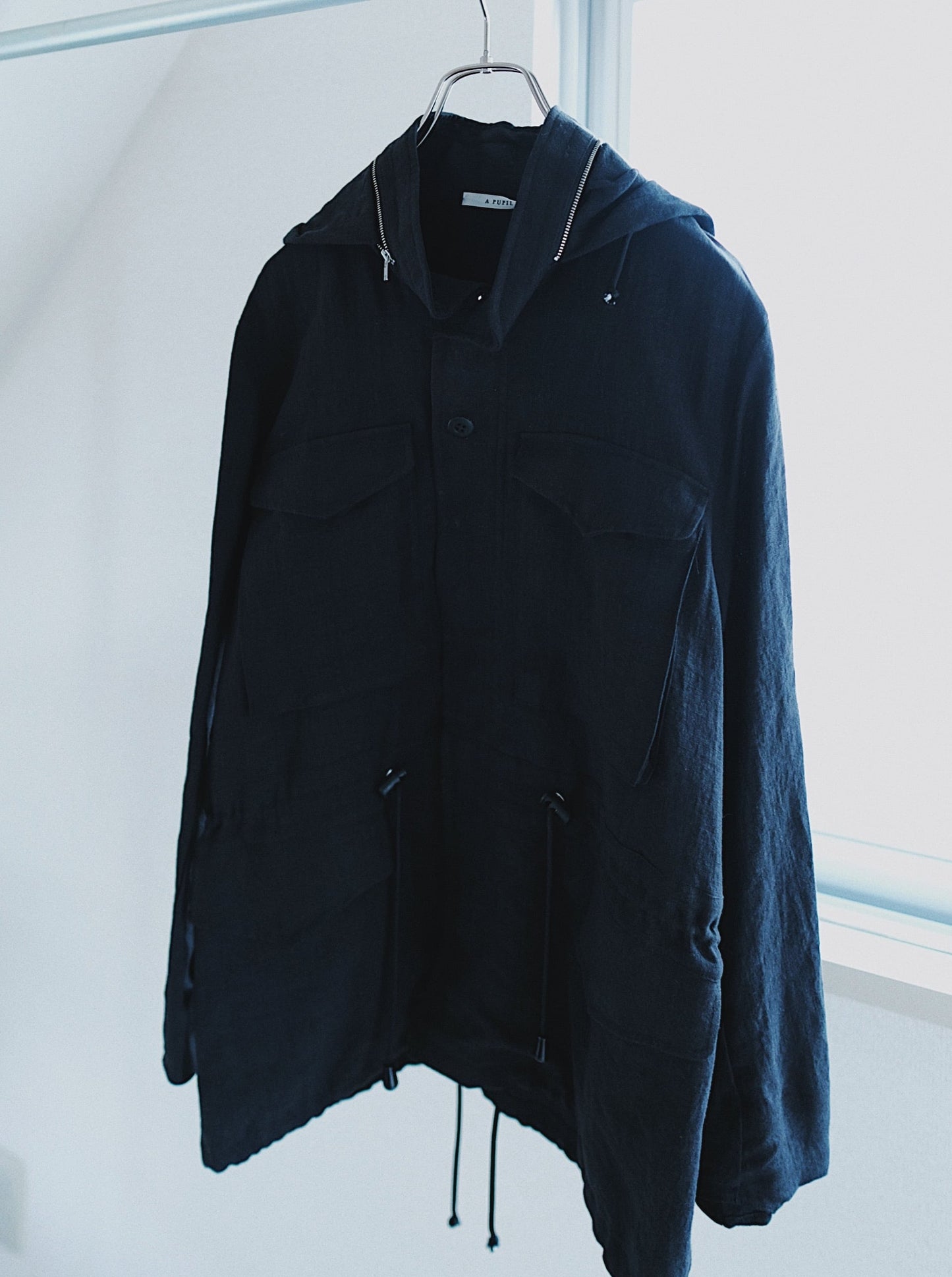 【a pupil】linen pocket jacket