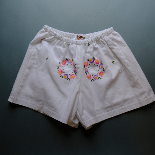 〈Re•lace〉lace shorts