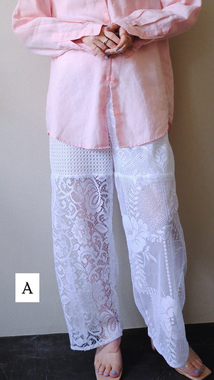 〈remake〉spring lace pants
