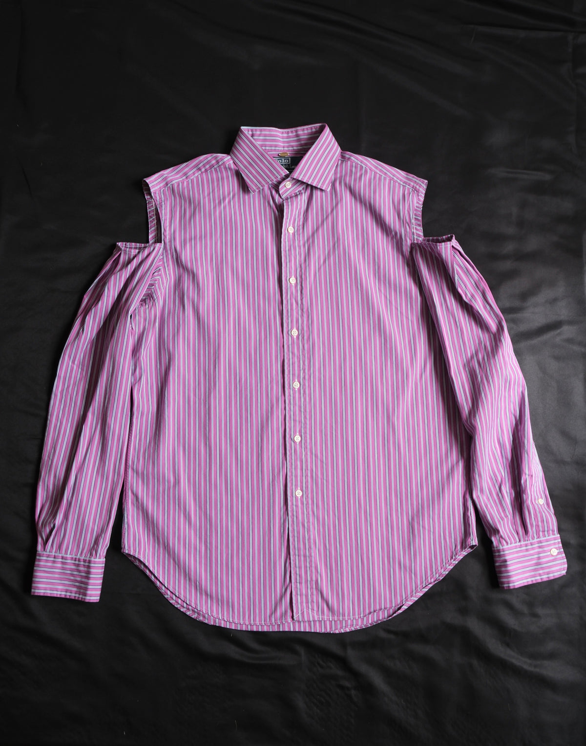 USED SHIRT REMAKE / CUT-OUT DESIGN