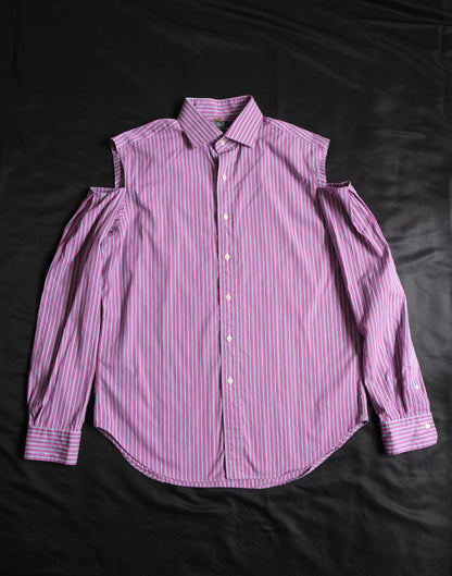 USED SHIRT REMAKE / CUT-OUT DESIGN