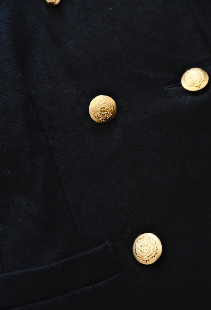 gold button jacket