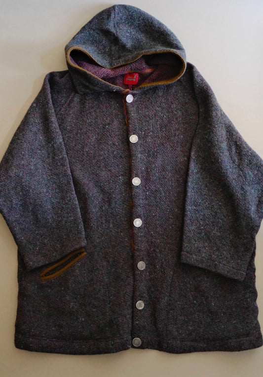 wool & cotton mix color food knit