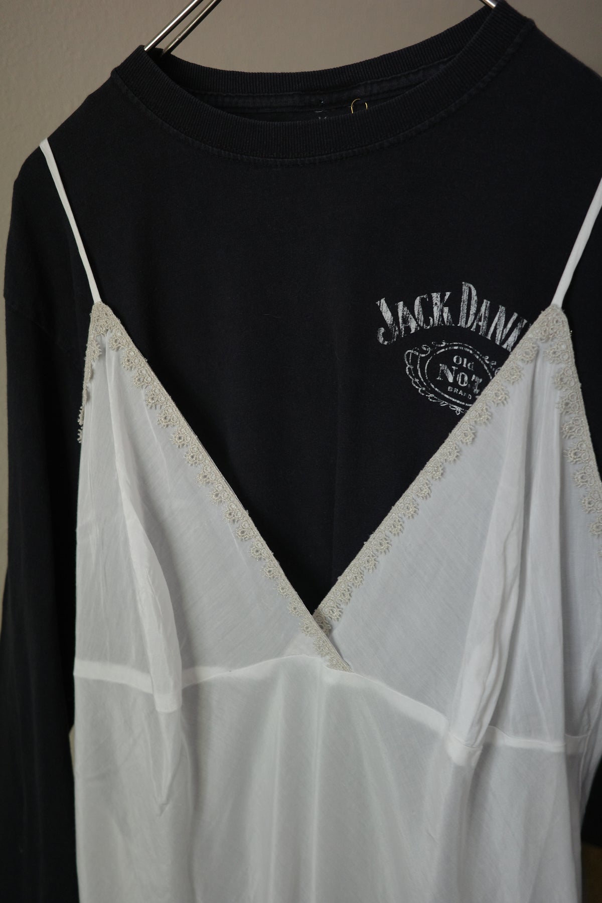 COTTON SILK LACE CAMISOL