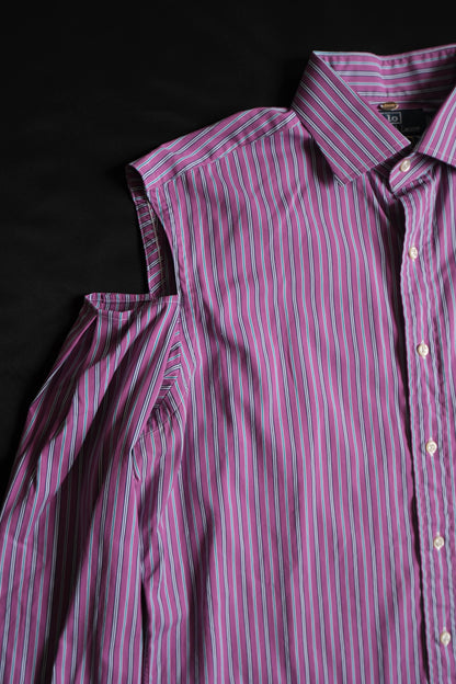 USED SHIRT REMAKE / CUT-OUT DESIGN