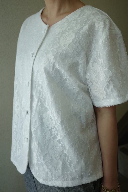 u.s.a vintae white tops