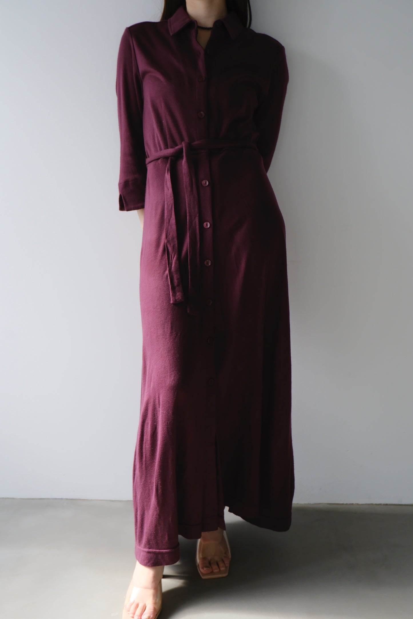 vintage purple maxi one-piece