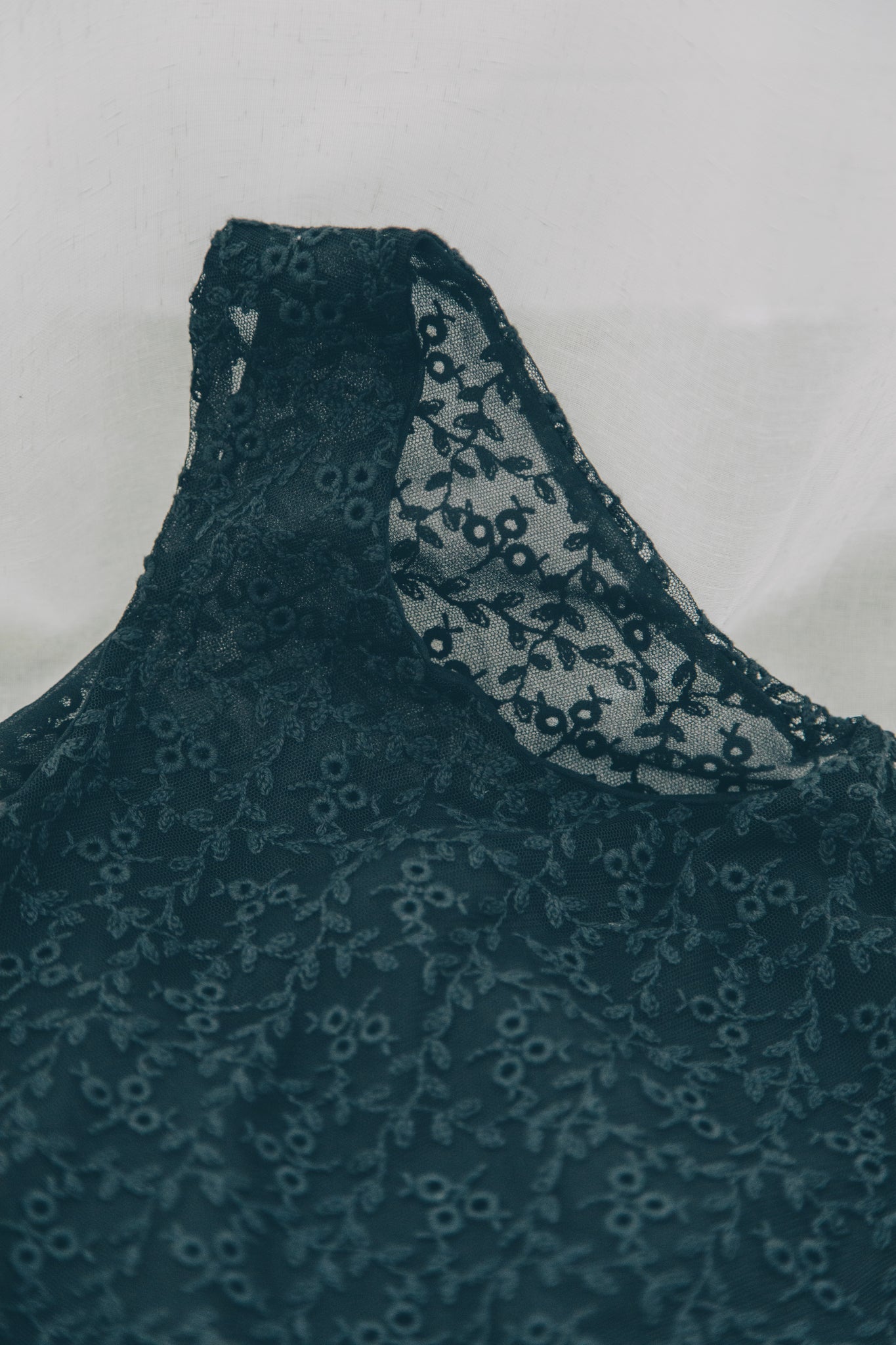 【shimmer 1st item】sleevless lace tops black ※予約商品