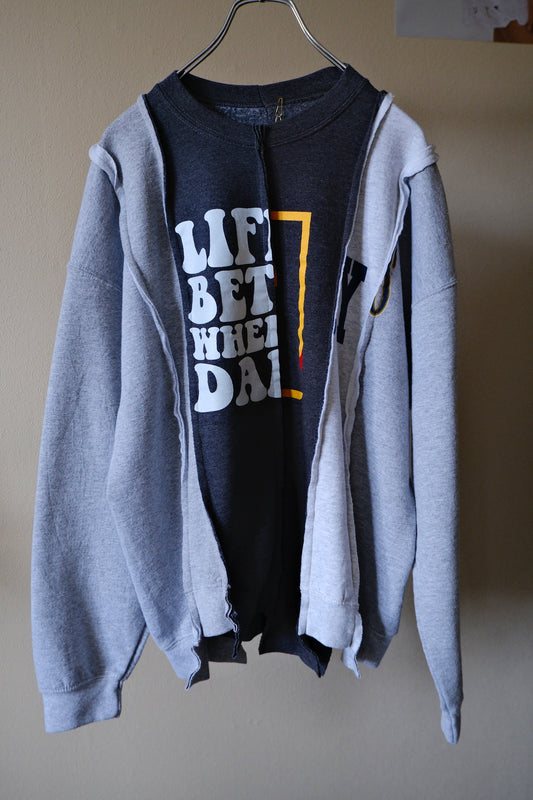 remake patchwork sweat