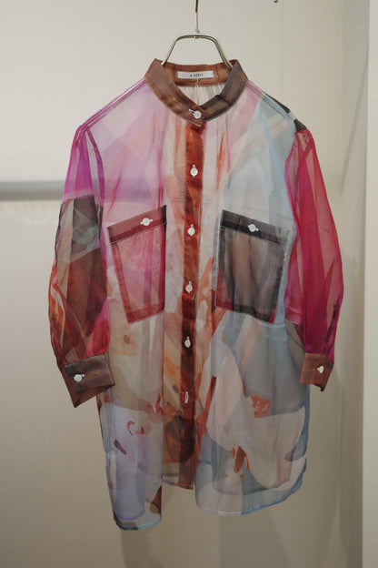 【A PUPIL】organdy shirt