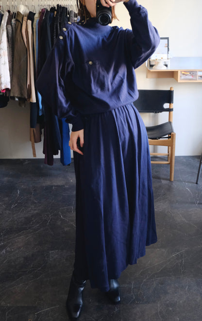 cotton long one-piece