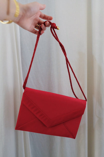 (80’s Christian Dior) red mini bag