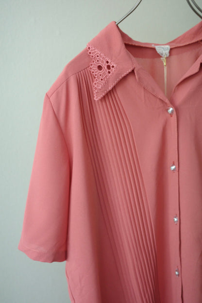 pink half sleeve shirt