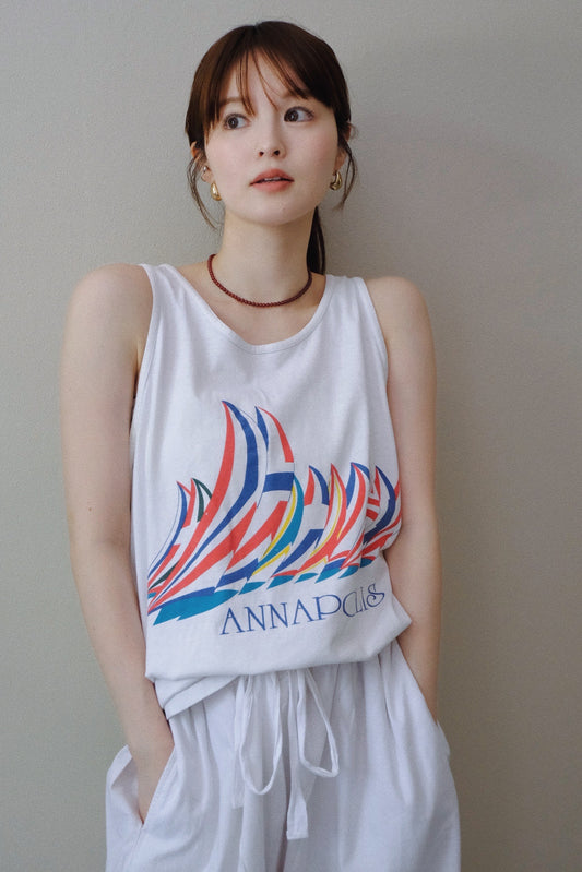 Anna Polis Graphic Tank Top
