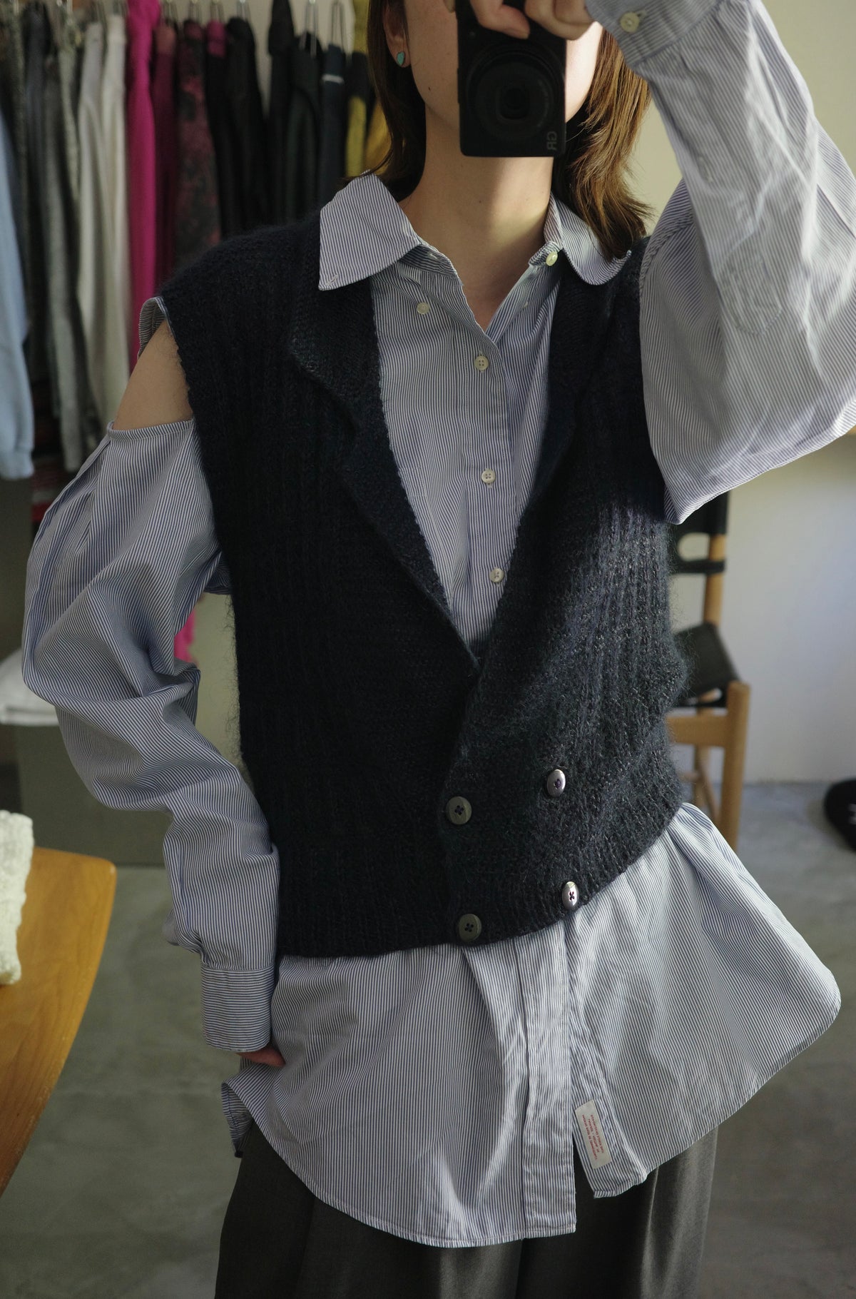 Vintage Mohair Knit Vest