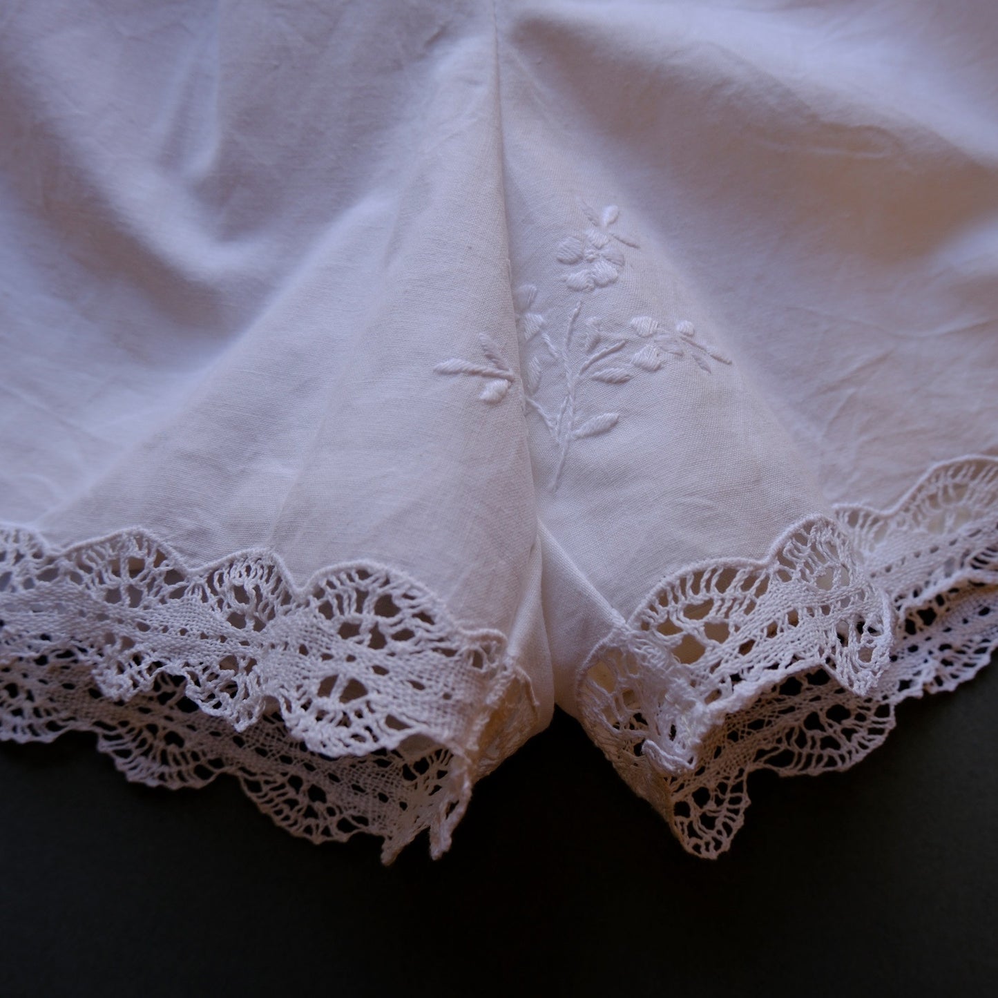 〈Re•lace〉lace shorts