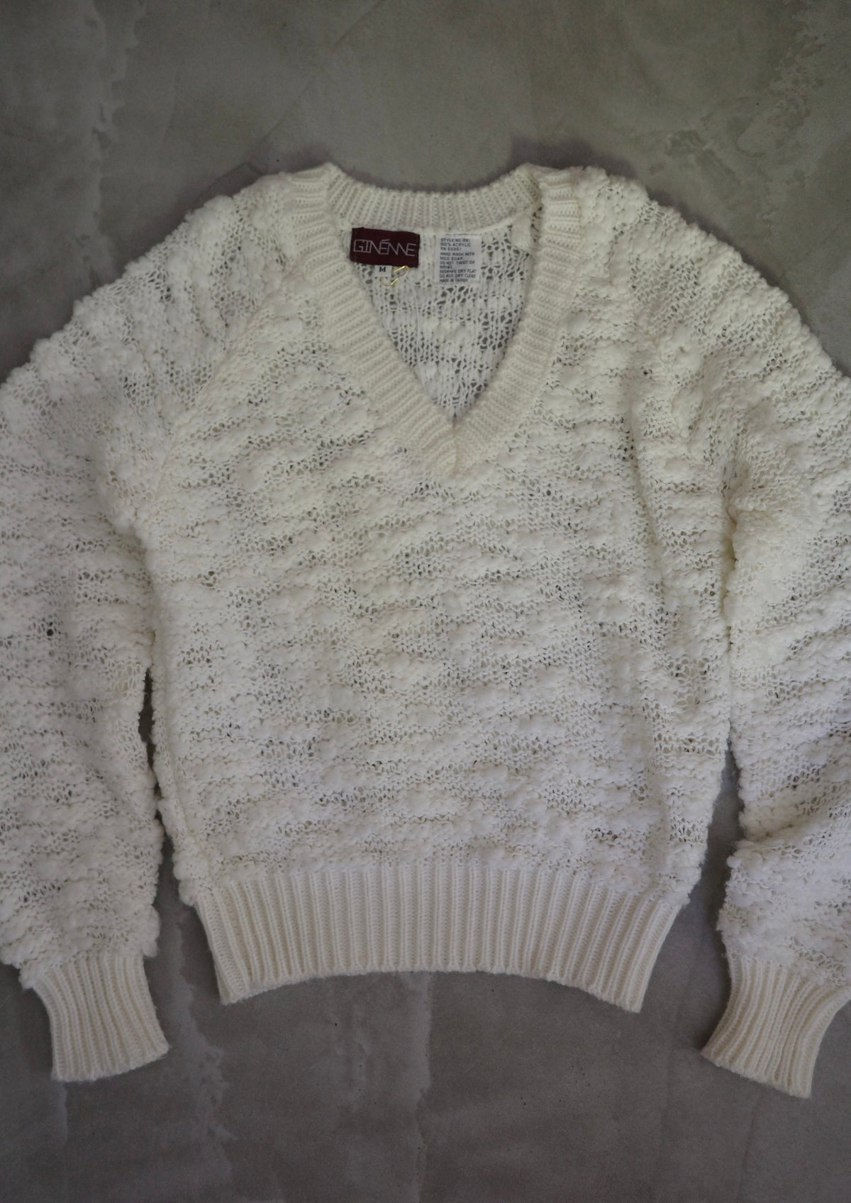 TEXTURED KNIT PULLOVER